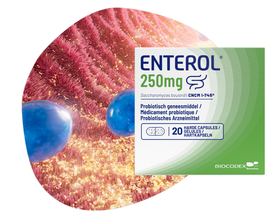 pack enterol 250mg et sa levure probiotique unique  Saccharomyces boulardii CNCM I-745